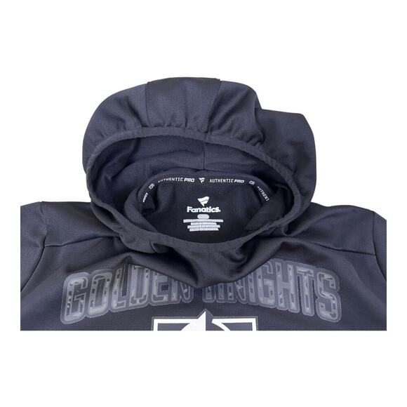 Vegas Golden Knights Hoodie Size Large Black Fanatics Authentic Pro NHL Pullover - Picture 11 of 14